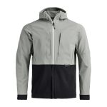 Two Color Hoodie and zips style Softshell Jacket