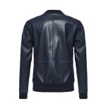 Blue Men's Leather jacket