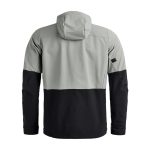 Two Color Hoodie and zips style Softshell Jacket