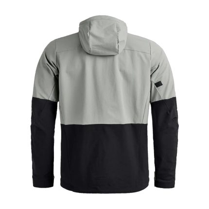 Two Color Hoodie and zips style Softshell Jacket