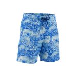 Blue Art Sublimation Fashion Shorts
