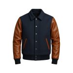 Style Black & Brown Varsity Jacket