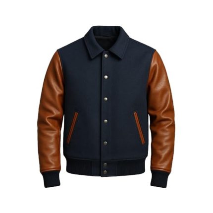 Style Black & Brown Varsity Jacket