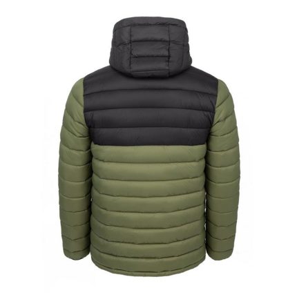 Two Color Winter Bubble Jacket with hoodie