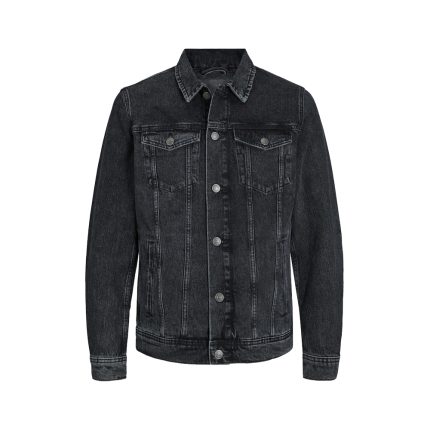 Ash Black Attractive Jeans Men's Jacket