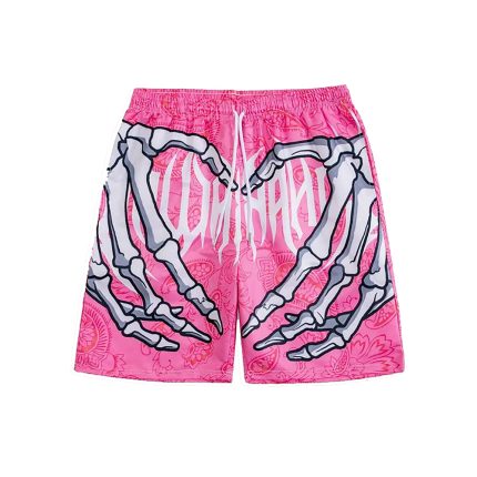 Skeleton Art Sublimation Fashion Shorts