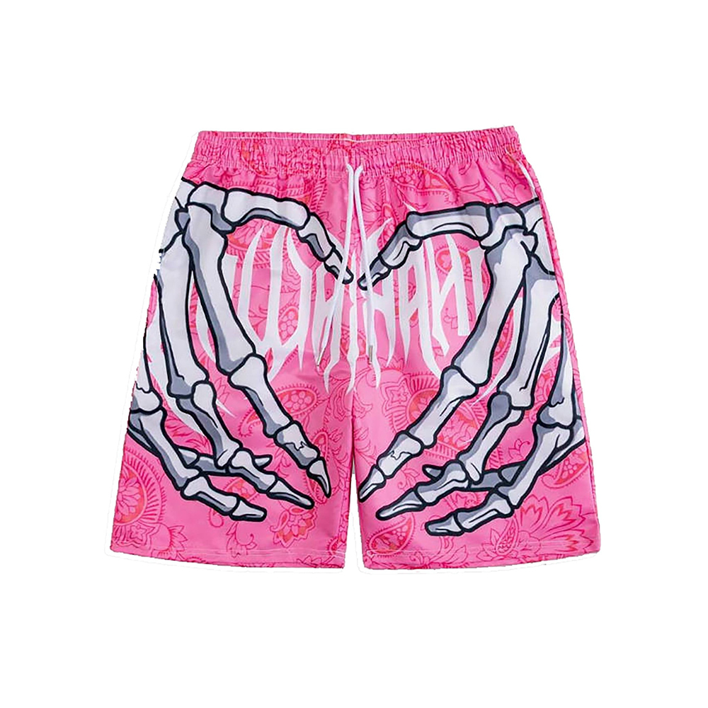 Skeleton Art Sublimation Fashion Shorts Skeleton Art Sublimation Fashion Shorts