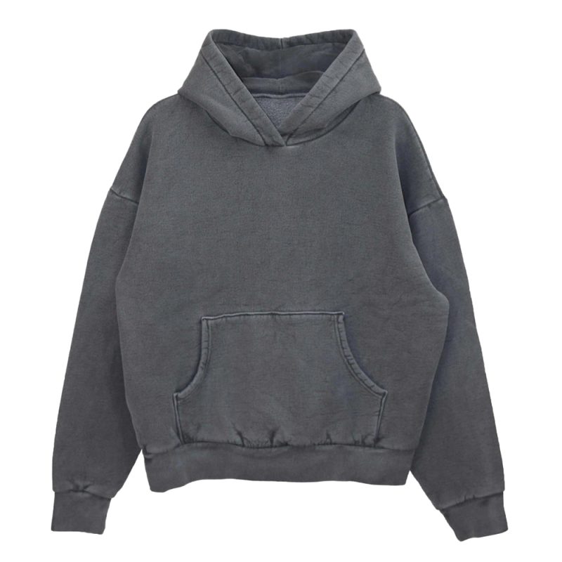 Acid Wash Fleece Winter Hoodie