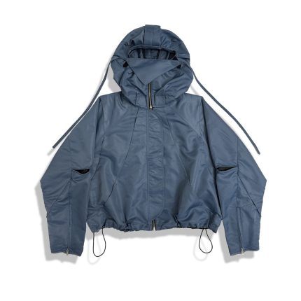 Blue Stylish Parachute Hoodie