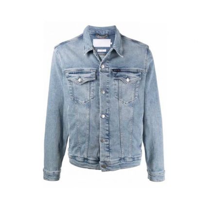 Light Blue Color Jeans Men's Jacket