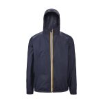 Two Color Zip Windbreaker With Hoodie