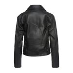 Ladies Motorbike Style Leather Jacket
