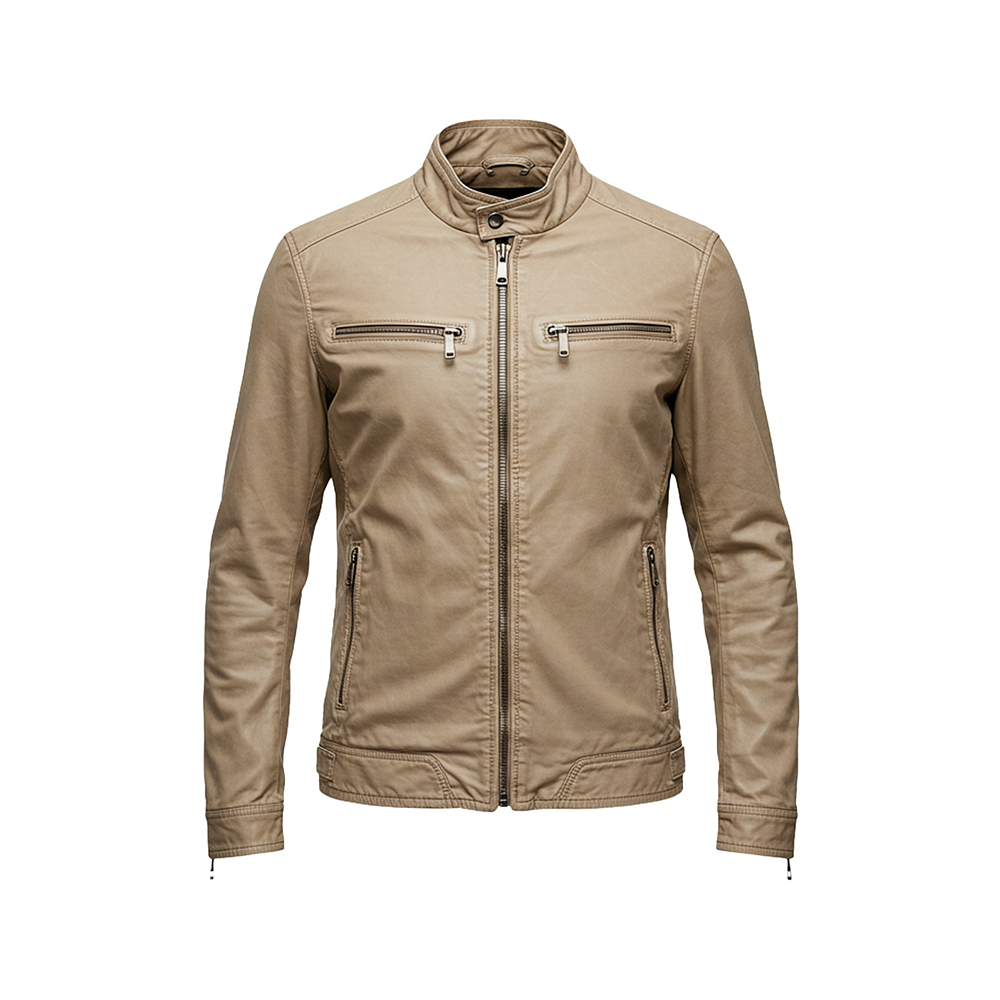 Camel Color Men's Leather jacket Camel Color Men's Leather jacket